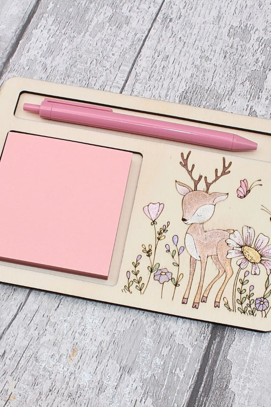 Whimsical Deer Notepad Holder