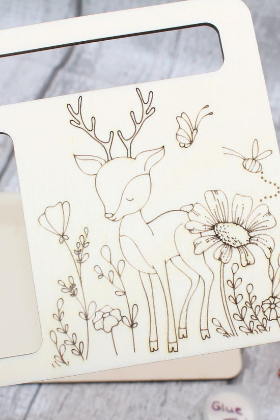 Whimsical Deer Notepad Holder