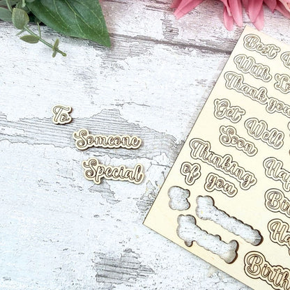 Everyday Sentiments Pop-Out Sheet