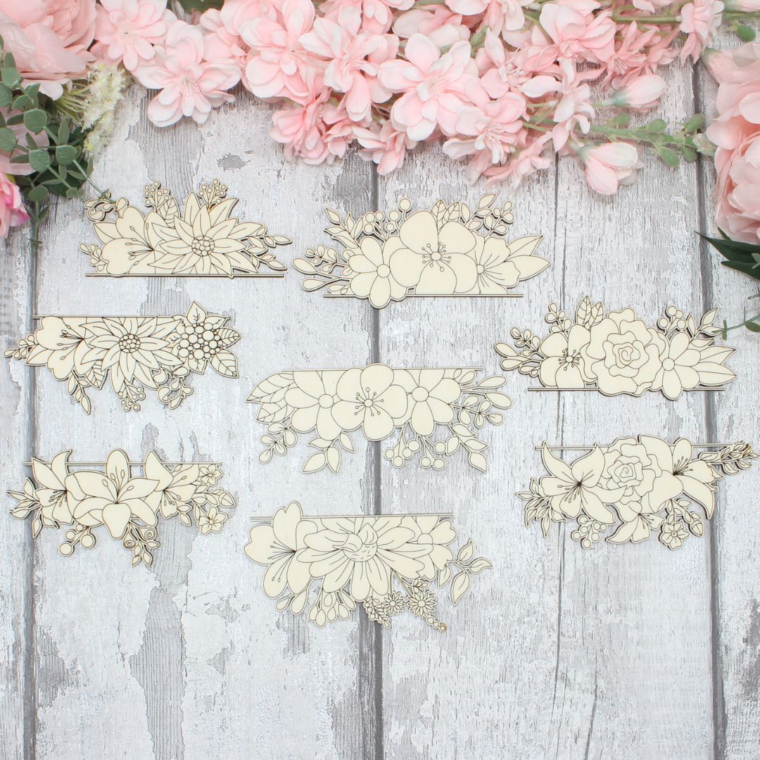 Floral Border Set – LMGiftsbyDee