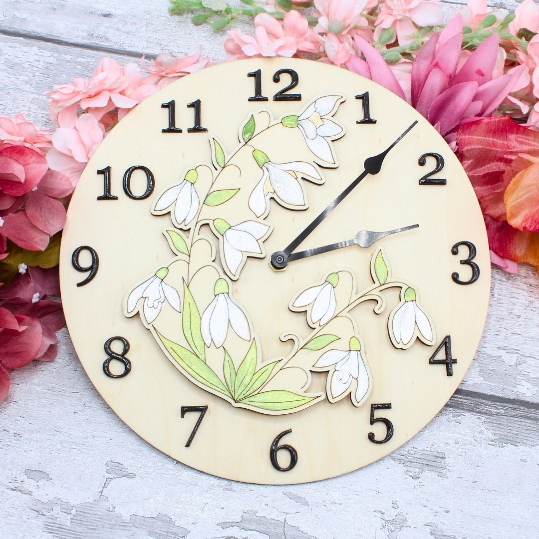 Floral Clock Face Add on (clock not included)