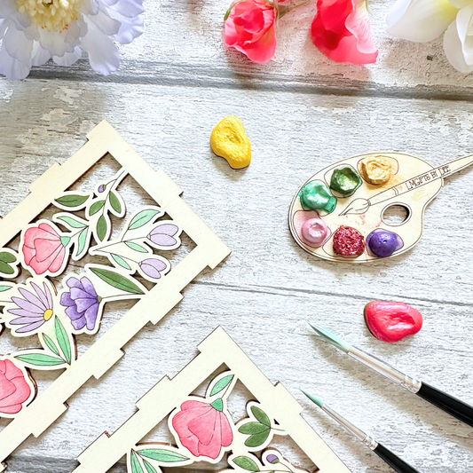 Wildflower Vase Project | Wooden Buildable Floral Vase Craft Project