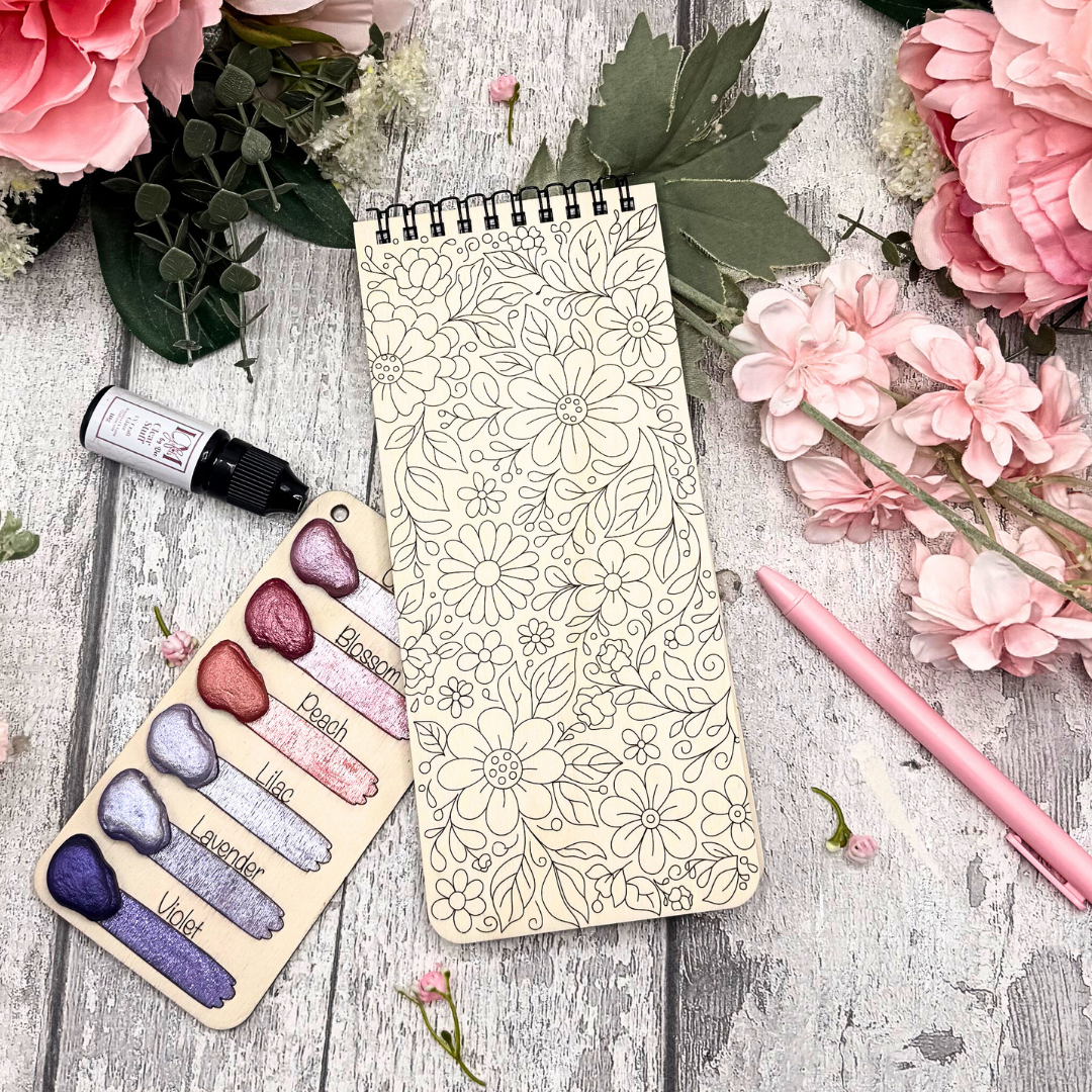 Floral Daydream To-Do List – Paintable Wooden Cover