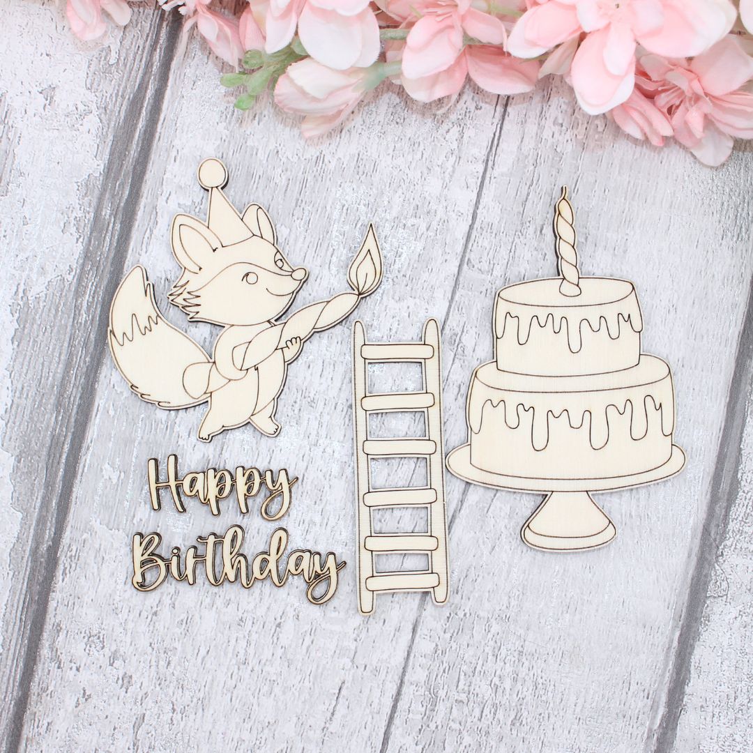 Foxi Birthday Slider Set