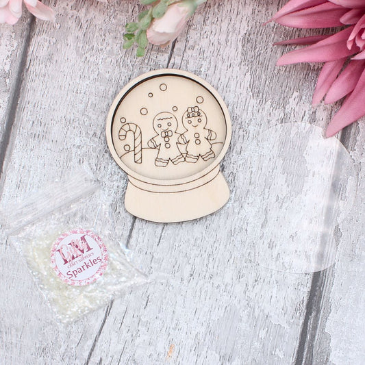 Gingerbread Snow Globe Mini Kit