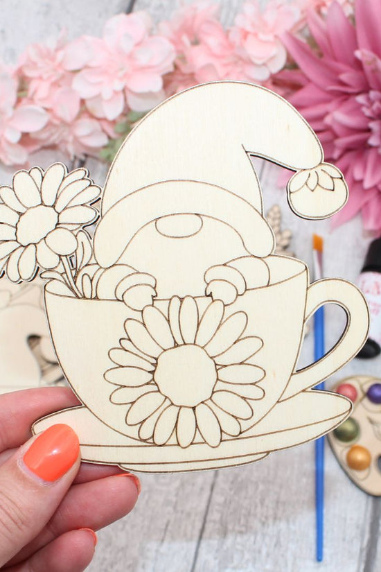 Teacup Gnome - Coaster Size