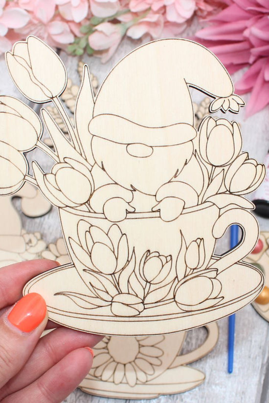 Teacup Gnome - Coaster Size
