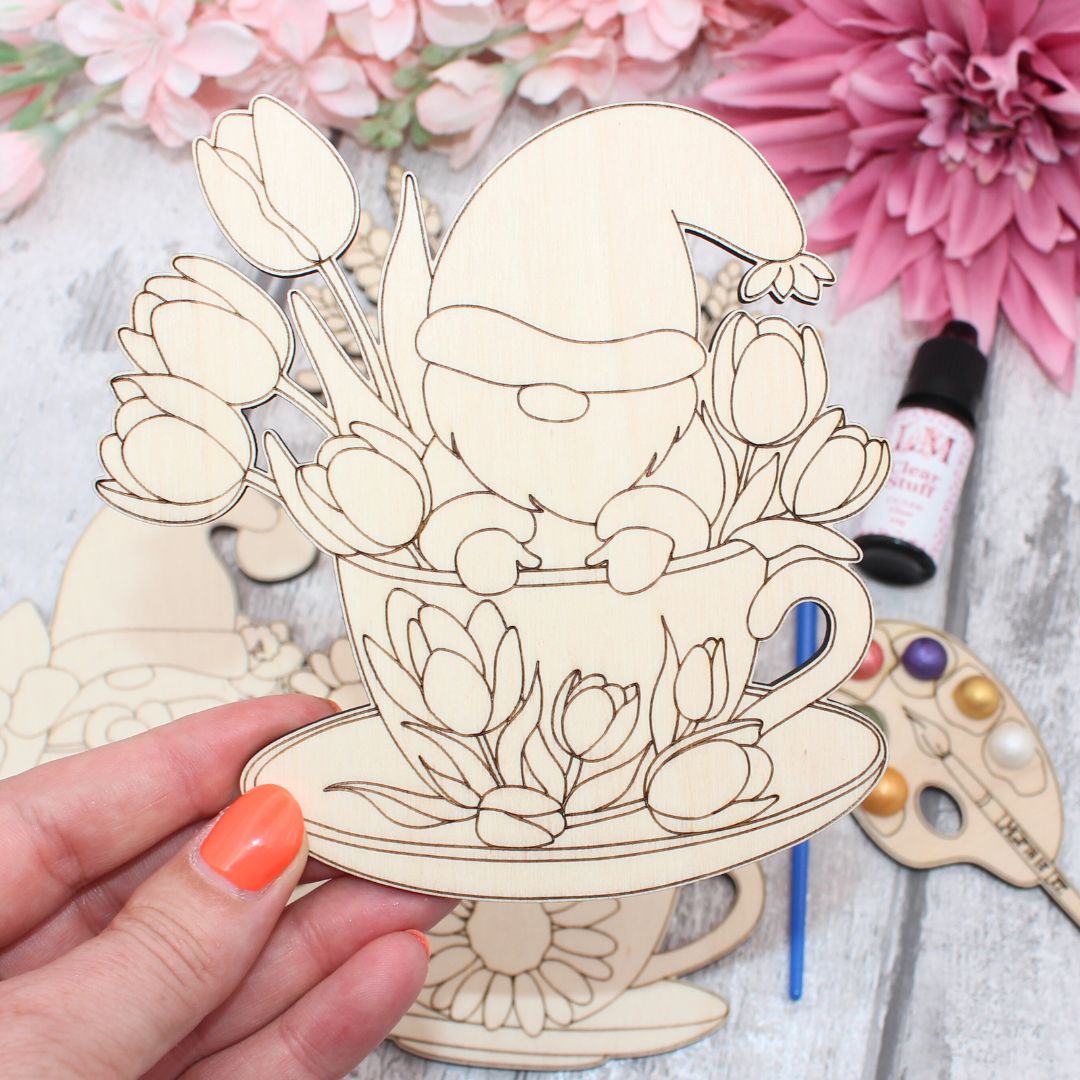 Teacup Gnome - Coaster Size