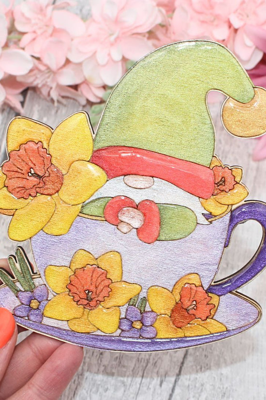 Teacup Gnome - Coaster Size