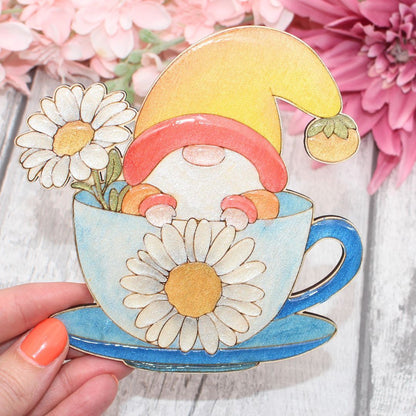 Teacup Gnome - Coaster Size