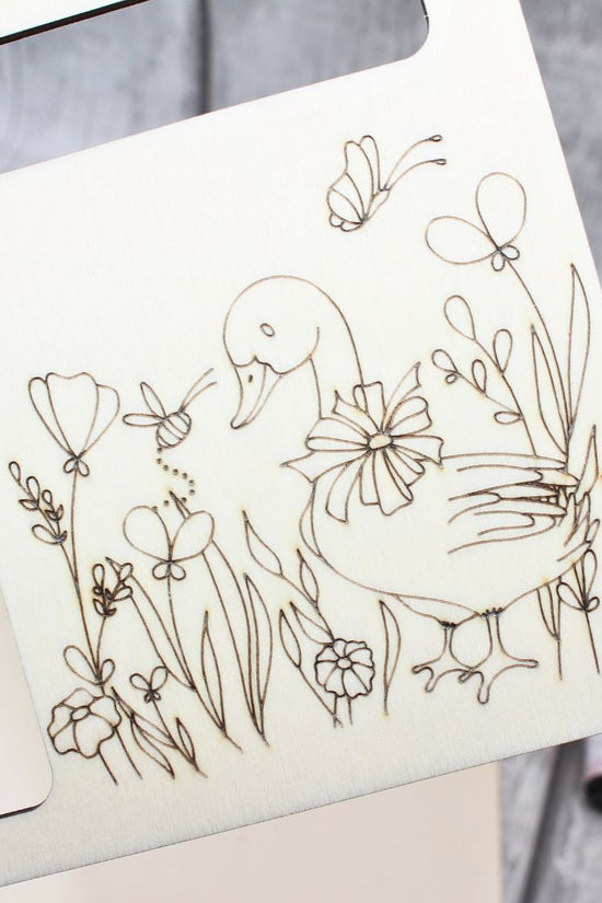 Goose in the Meadow Notepad Holder