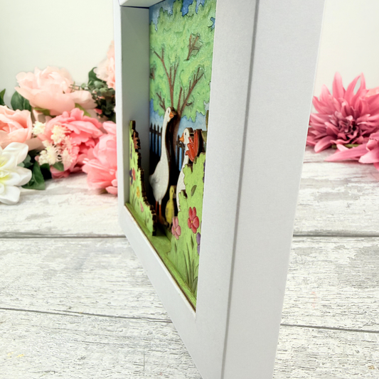 Goose Family Frame Scene