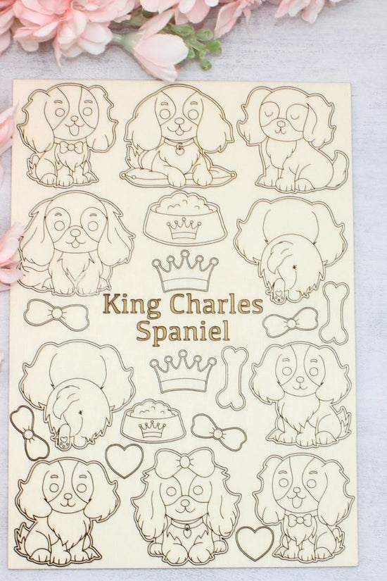 King Charles Spaniel Doggy Set