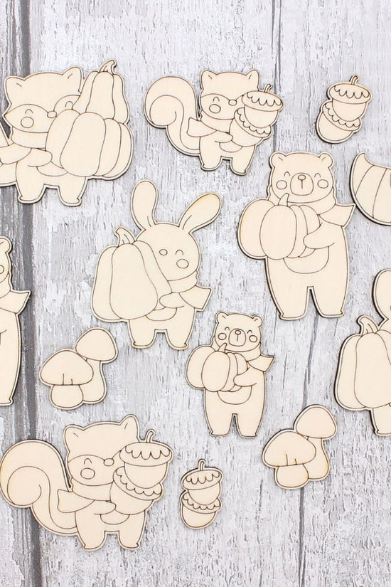 Autumn Woodland Animals  - 13 Pieces