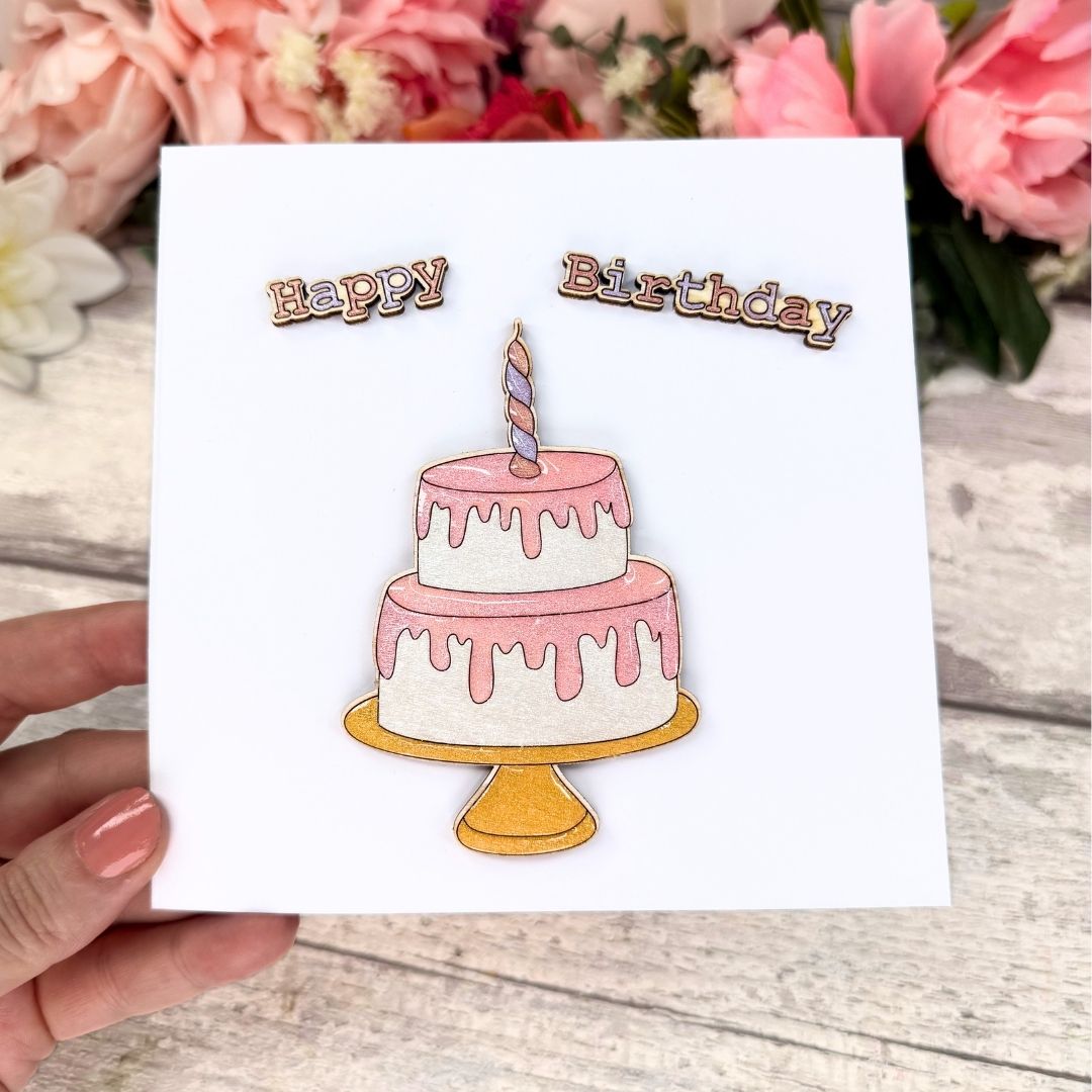 Happy Birthday Sentiments Pop-Out Sheet