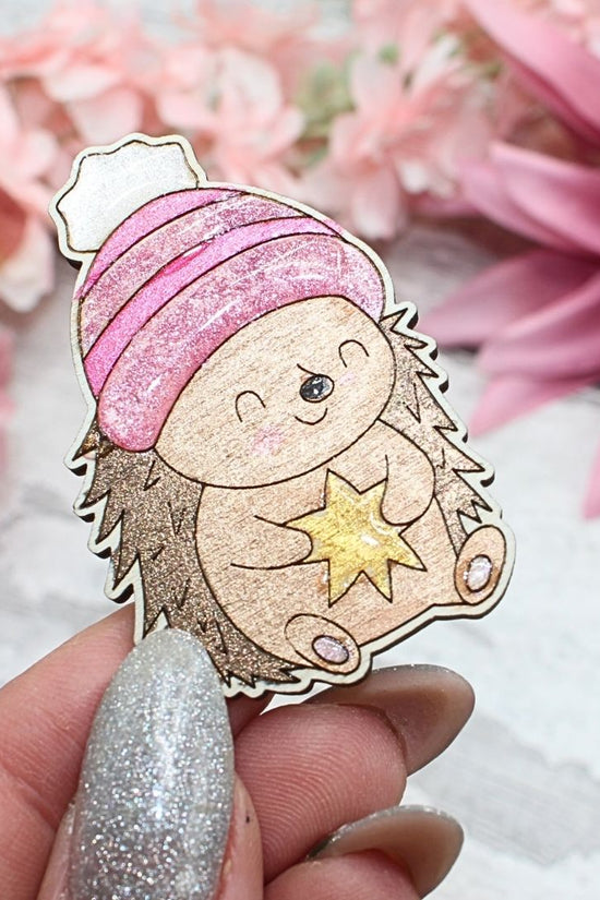 Cute Winter Hedgehog set
