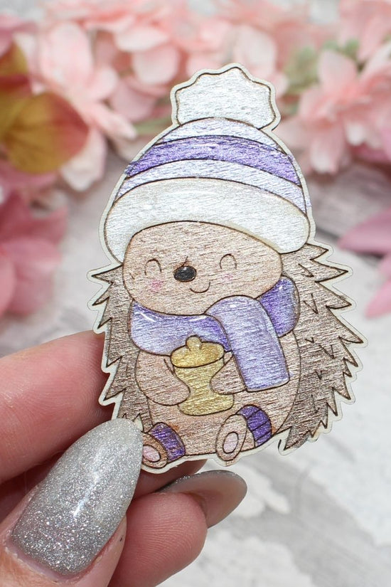 Cute Winter Hedgehog set
