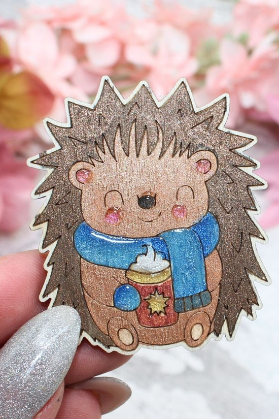 Cute Winter Hedgehog set