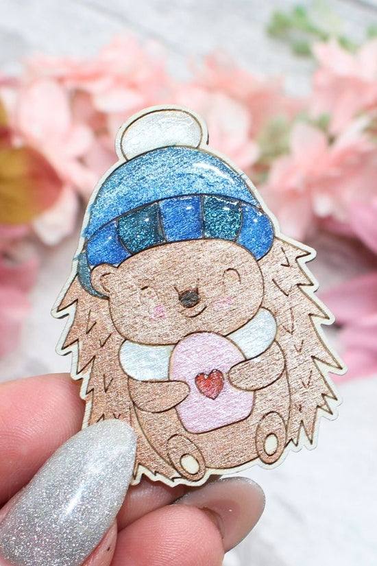 Cute Winter Hedgehog set