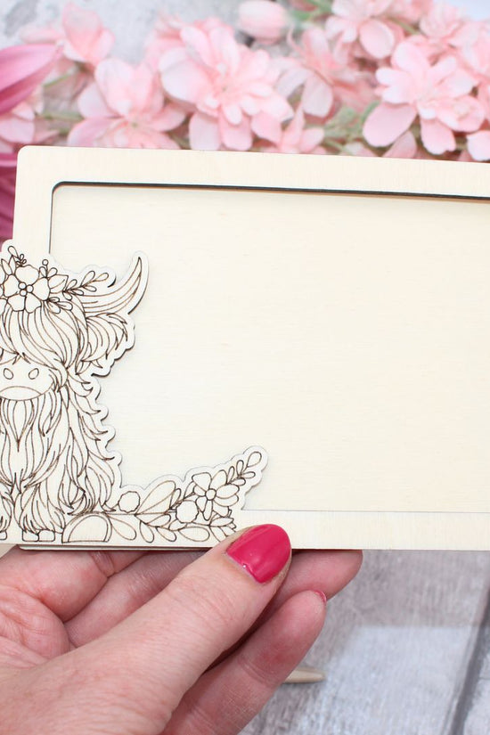 Highland Cow Photo Frame Craft Kit