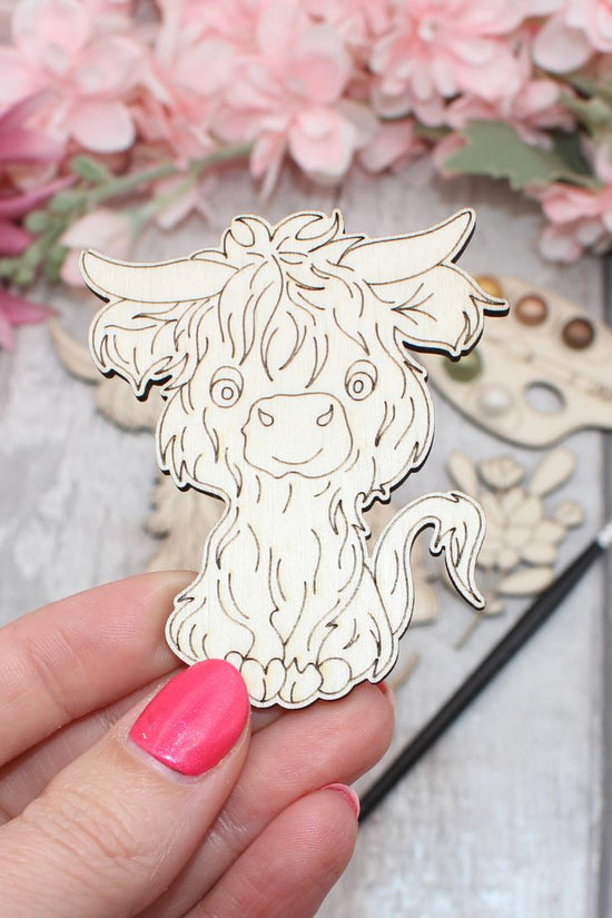 Highland Cow and Florals Mini Kit