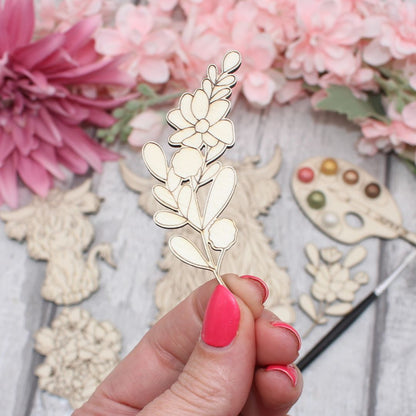 Highland Cow and Florals Mini Kit