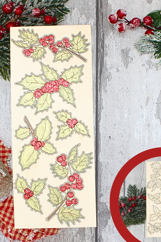 Christmas Holly Mini Set