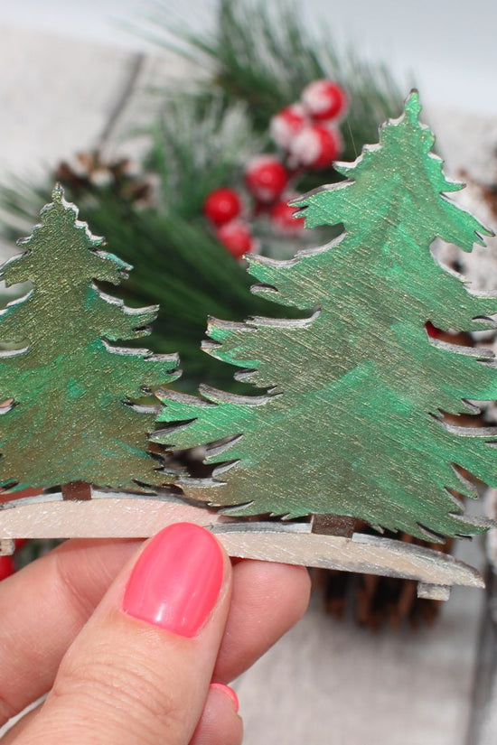 Little Deer 3D Tree Ornament Set