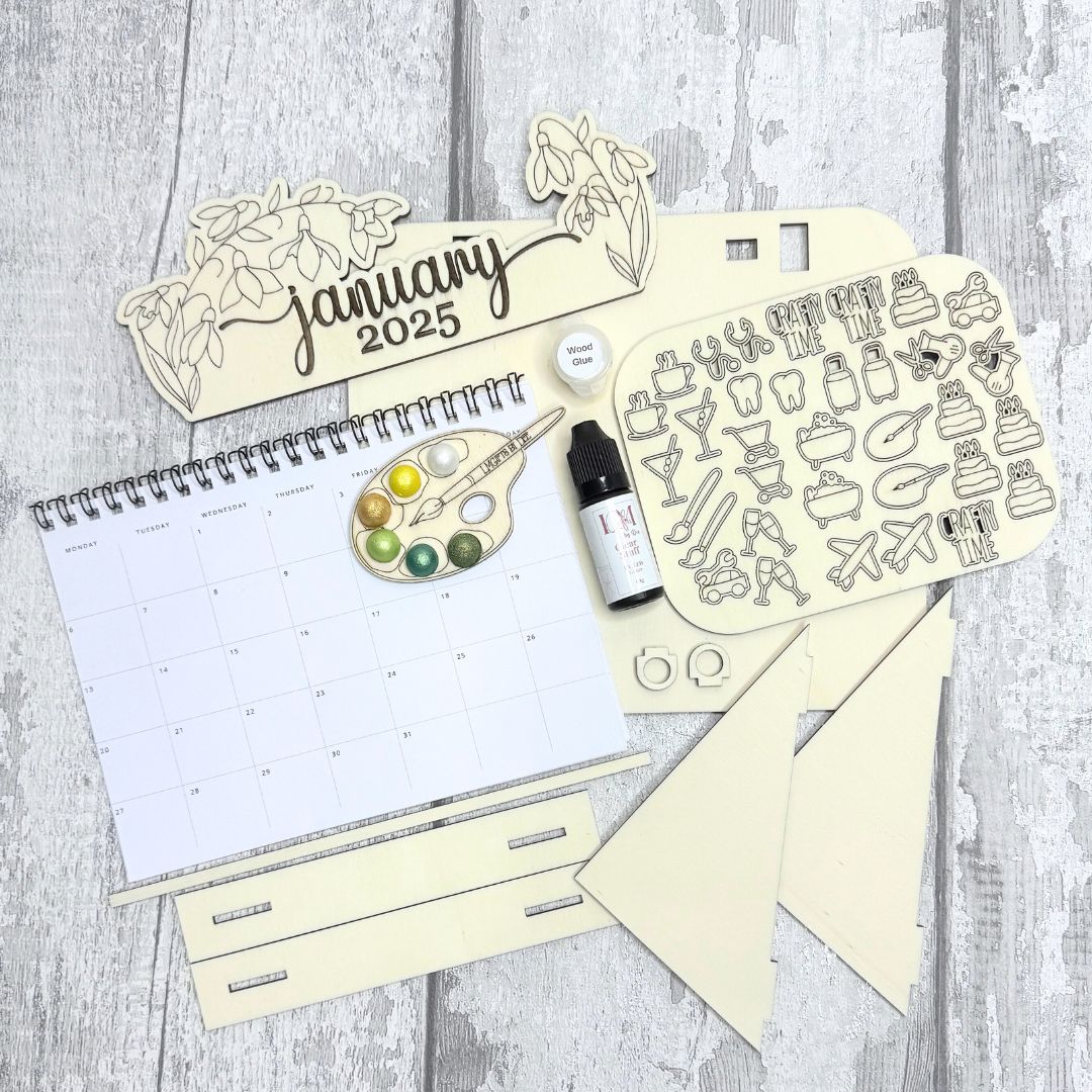 Calendar Craft Kit - Floral Design