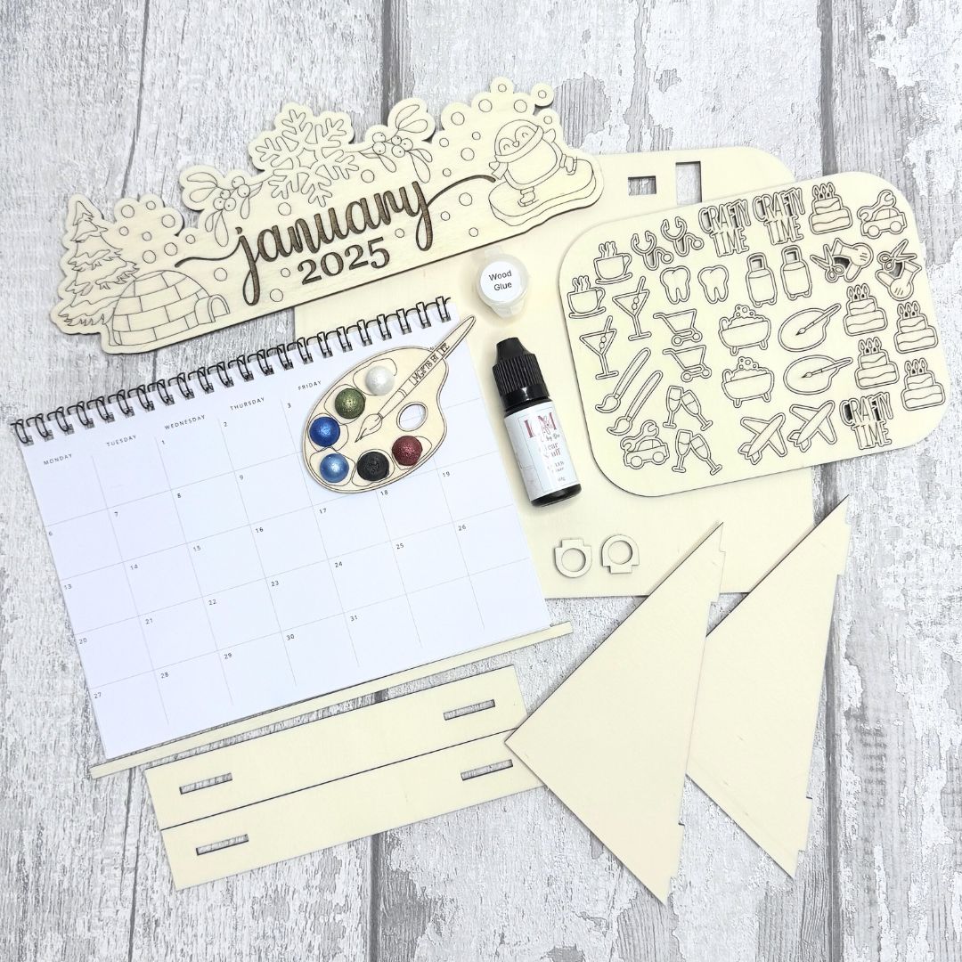 Calendar Craft Kit - Cute Animals Design