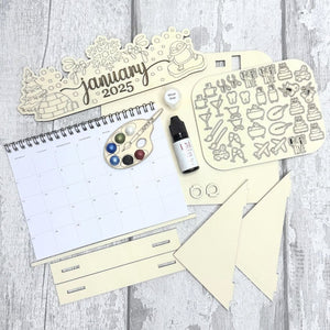 Calendar Craft Kit - Cute Animals Design