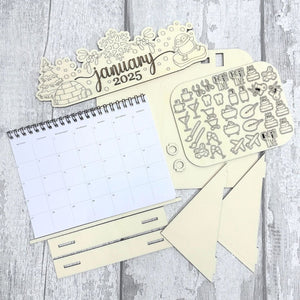 Calendar Craft Kit - Cute Animals Design