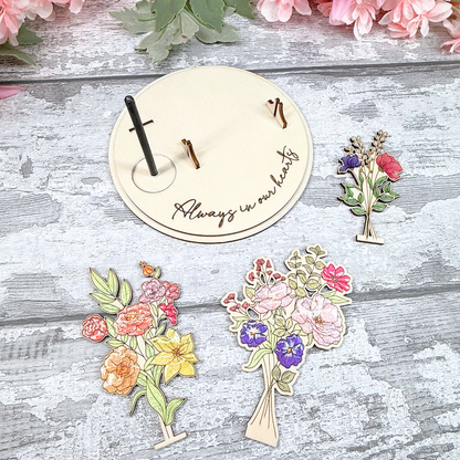 Memorial Candle & Photo Stand