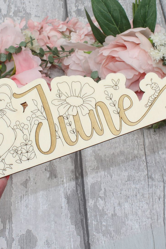 June Calendar Topper - Goose Design