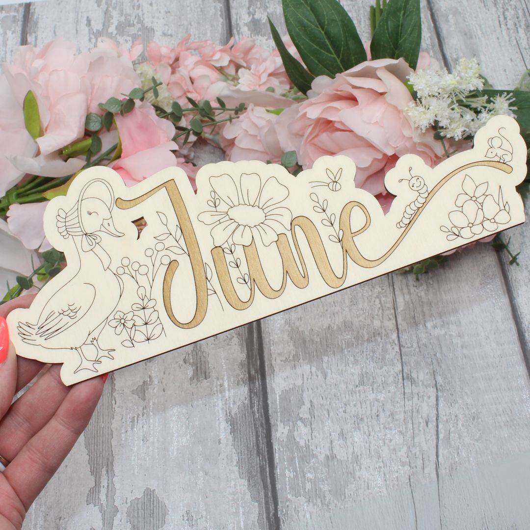 June Calendar Topper - Goose Design