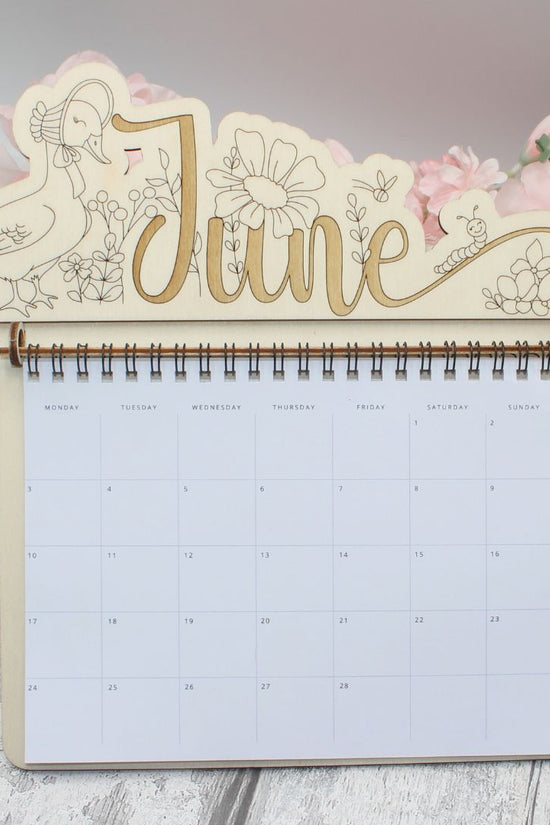 June Calendar Topper - Goose Design