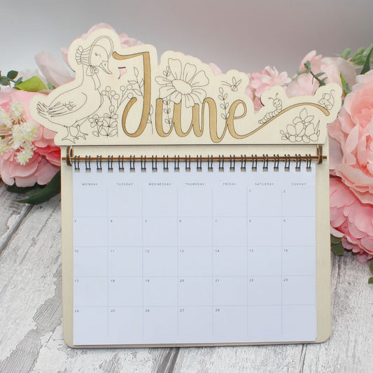 June Calendar Topper - Goose Design