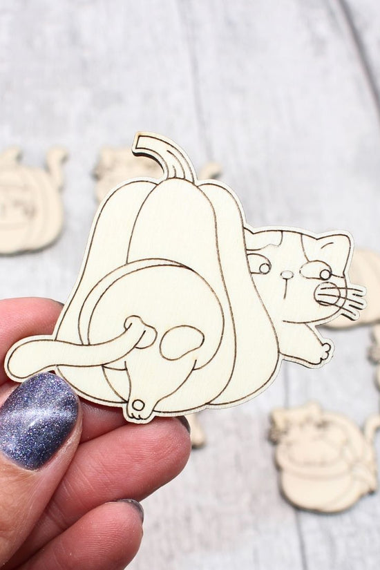 Kitties and Pumpkins Set  - 10 Pieces