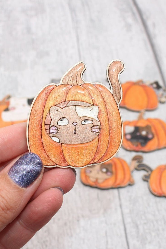 Kitties and Pumpkins Set  - 10 Pieces