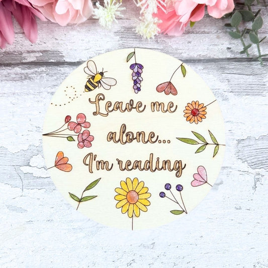 Leave Me Alone… I’m Reading Coaster