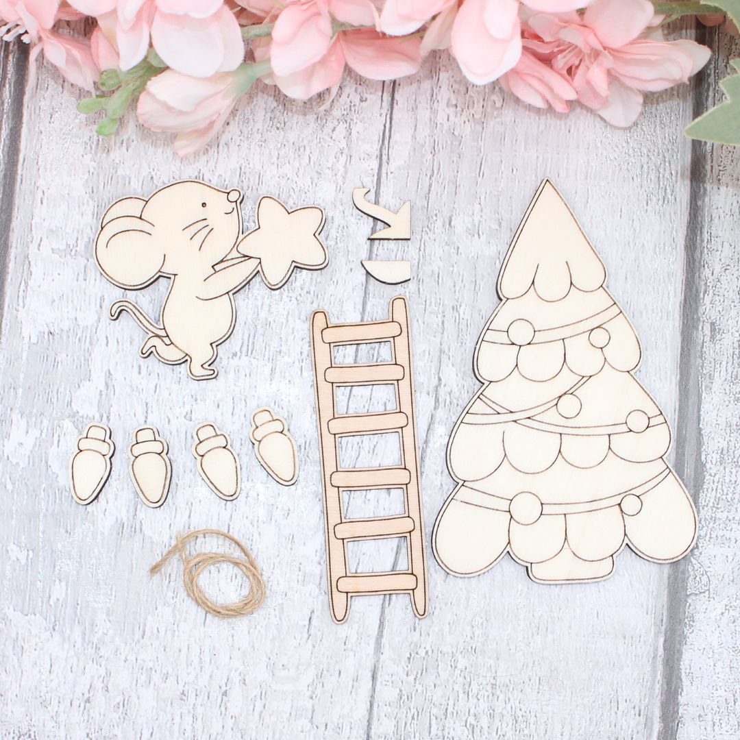 Little Mouse Christmas Slider Set