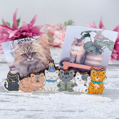 Whiskers & Wonders – Kitty Cat Magnetic Photo Holder