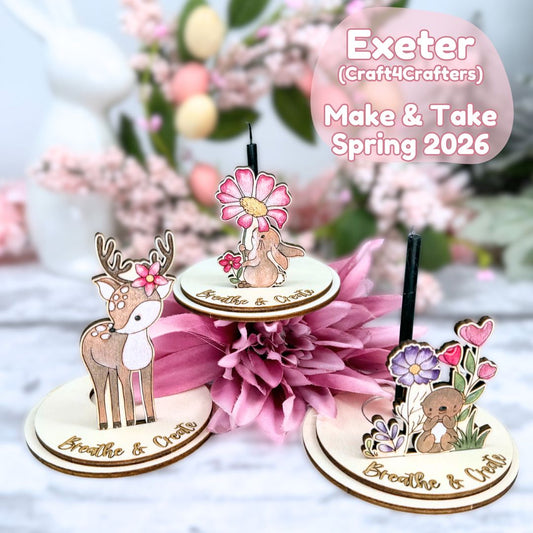Make & Take Ticket –  Spring Mini Breathe & Create (Exeter - Craft4Crafters)