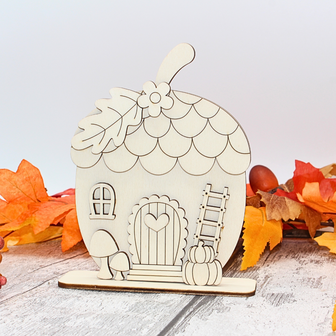 Autumn Acorn Fairy House Décor