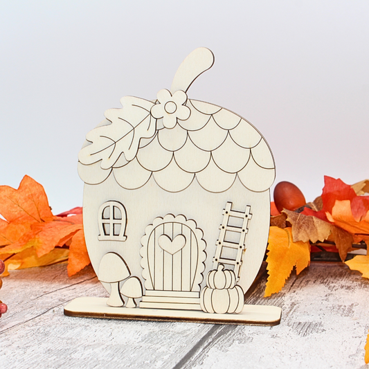 Autumn Acorn Fairy House Décor