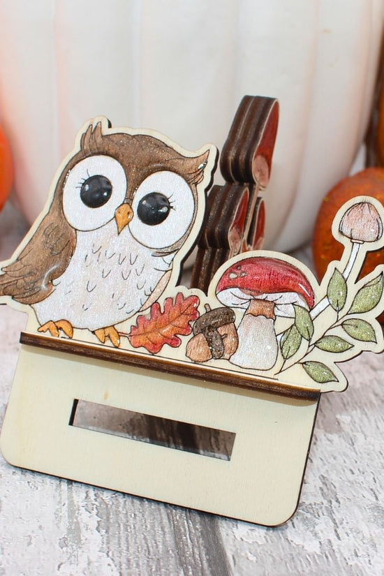 Owl Autumn Mobile Stand