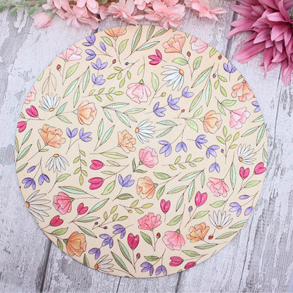 Personalised Floral Name Sign