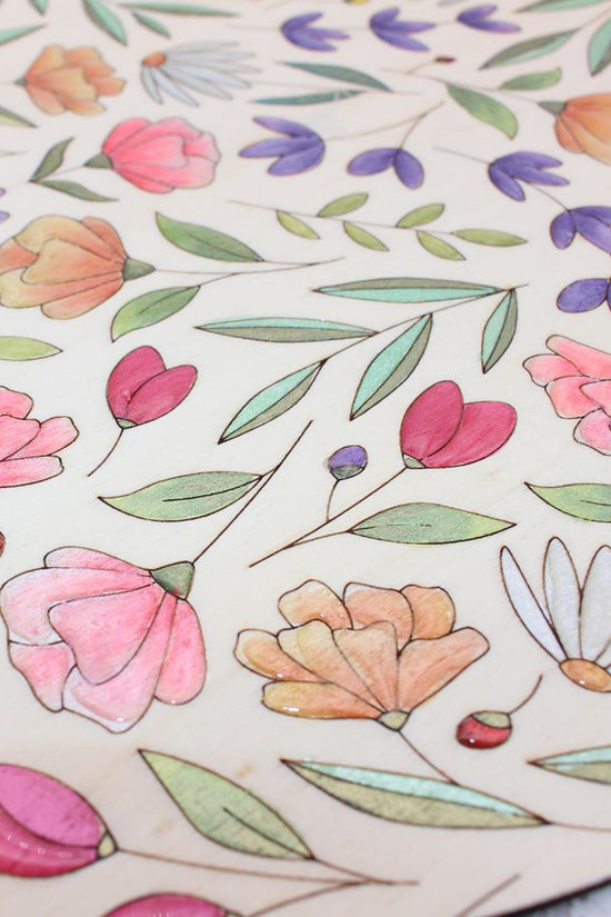 Personalised Floral Name Sign