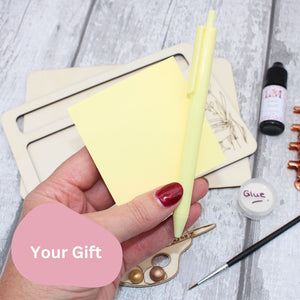 Whimsical Deer Notepad Holder - Craft Kit