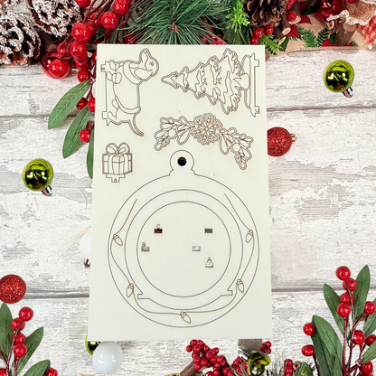 The NuNu – Mini Dachshund 3D Tree Ornament